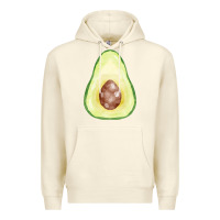 Sandshell half avocado fa element Premium Hoodie - FaDigitalArtStudio