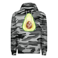 Slate Camo half avocado fa element Premium Hoodie - FaDigitalArtStudio