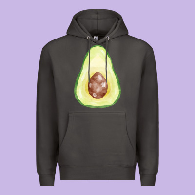Half Avocado Fa Element Premium Hoodie Designed By Fadigitalartstudio