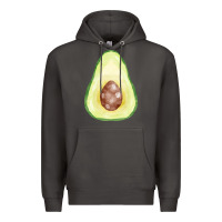 Smoke half avocado fa element Premium Hoodie - FaDigitalArtStudio