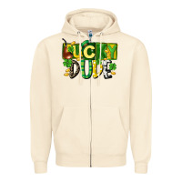 Sandshell Lucky dude  St. Patrick's Day Zipper Hoodie - CowGirlArtShop