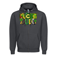 Smoke Lucky dude  St. Patrick's Day Zipper Hoodie - CowGirlArtShop