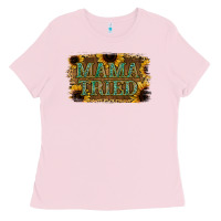 Bubblegum Pink Sunflower Leopard Mama Tried Ladies Tee - Jasminsmagicworld