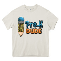 Cream pre k dude Heavy Core Tee - Jasminsmagicworld