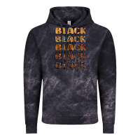 Cloud Black typography variations in animal and glitter textur Vintage Hoodie - LillyAllenDesigns