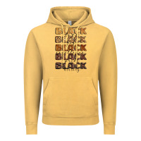 Vintage Mustard typography variations in animal and glitter textur Vintage Hoodie - LillyAllenDesigns