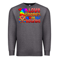 Charcoal Heather Love Gnomes No Bounds Premium Sweatshirt - BundleAndBundleShop