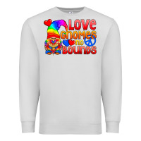 Dove Grey Love Gnomes No Bounds Premium Sweatshirt - BundleAndBundleShop