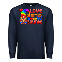 Navy Love Gnomes No Bounds Premium Sweatshirt - BundleAndBundleShop