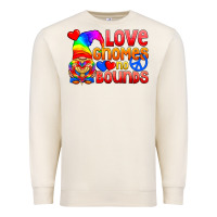 Sandshell Love Gnomes No Bounds Premium Sweatshirt - BundleAndBundleShop