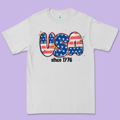 Usa Since 1776 Premium Tee Designed By Maliassmallbusiness