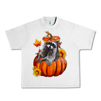 Lunar Rock Fall Pumpkin Raccoon Urban Heavy Tee - LillyAllenDesigns