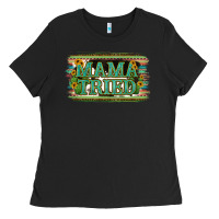 Black Cowhide Serappe Sunflower Mama Tried Ladies Tee - Jasminsmagicworld