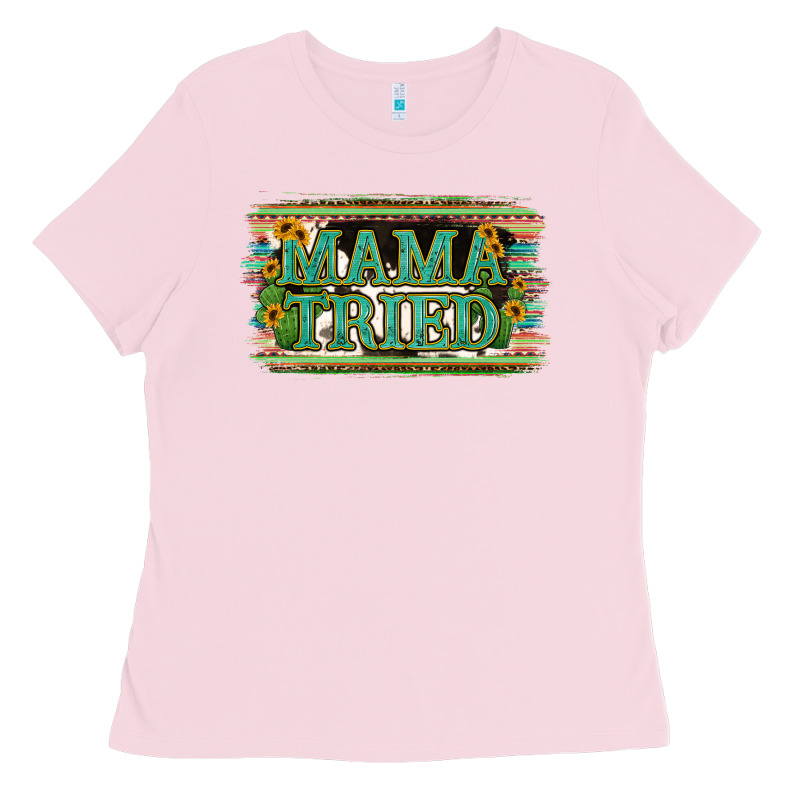 Cowhide Serappe Sunflower Mama Tried Ladies Tee by Jasminsmagicworld | Teevron