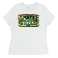 White Cowhide Serappe Sunflower Mama Tried Ladies Tee - Jasminsmagicworld