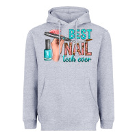 Heather Grey best nail tech ever bbs Heavyweight Hoodie - BundleAndBundleShop