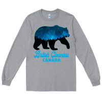 Heather Grey British Cloumbia Canada Long Sleeve Tee - Bettercallsaul