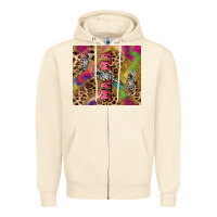 Sandshell Colorful leopard lightning bolt tumbler mother's Zipper Hoodie - HowdyJamesFarm