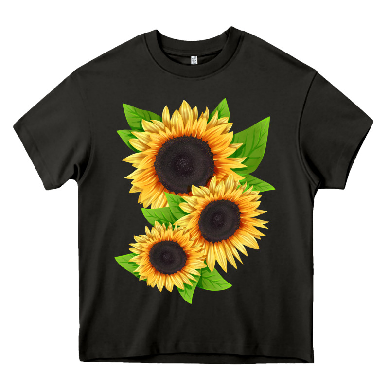 Treetops Sunflower Heavy Core Tee by LillyAllenDesigns | Teevron