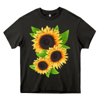 Asphalt treetops sunflower Heavy Core Tee - LillyAllenDesigns
