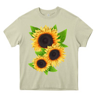 Mossy treetops sunflower Heavy Core Tee - LillyAllenDesigns
