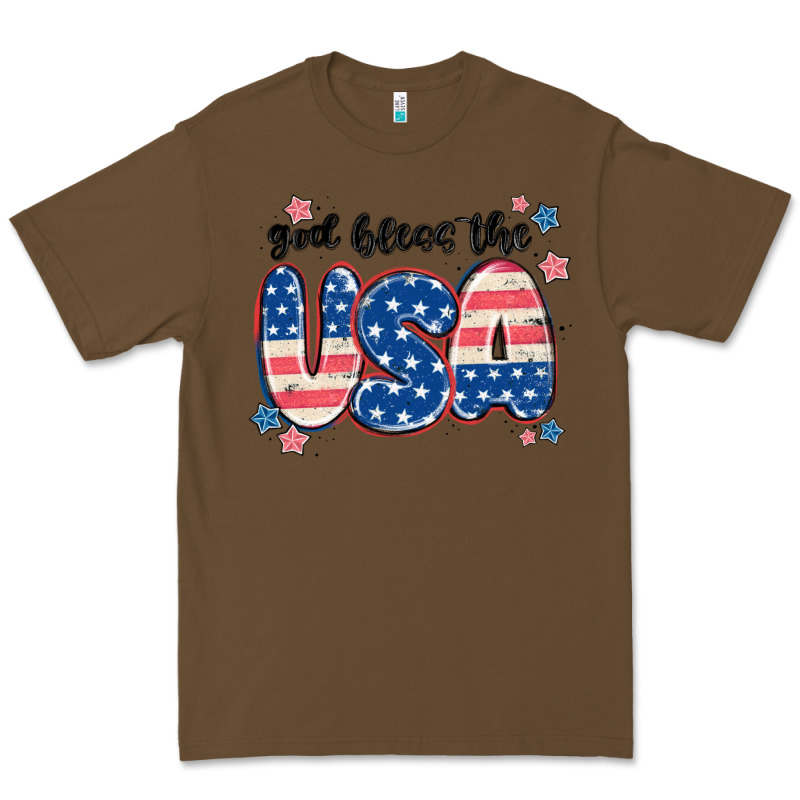 God Bless America Premium Tee by MaliasSmallBusiness | Teevron