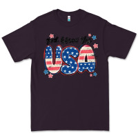 Plum god bless america Premium Tee - MaliasSmallBusiness