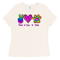 Bone Peace Love Pride Ladies Tee - Jasminsmagicworld