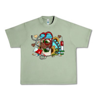 Oil Green Christmas sunflower gemstone nurse Urban Heavy Tee - JahusDesignShop