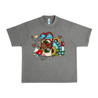 Tornado Christmas sunflower gemstone nurse Urban Heavy Tee - JahusDesignShop