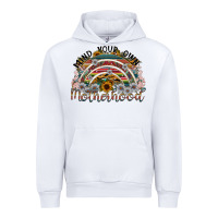 White mind your own motherhood Urban Hoodie - SublimationCraftShop