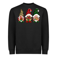 Black Christmas gnomes Heavyweight Sweatshirt - NancyCooperArtShop
