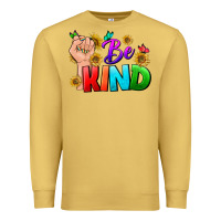 Antique Gold Be Kind LGBTQ+ Premium Sweatshirt - BundleAndBundleShop