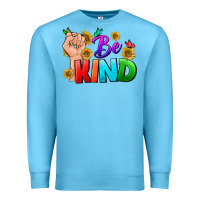 Ocean Blue Be Kind LGBTQ+ Premium Sweatshirt - BundleAndBundleShop