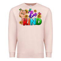 Pale Pink Be Kind LGBTQ+ Premium Sweatshirt - BundleAndBundleShop