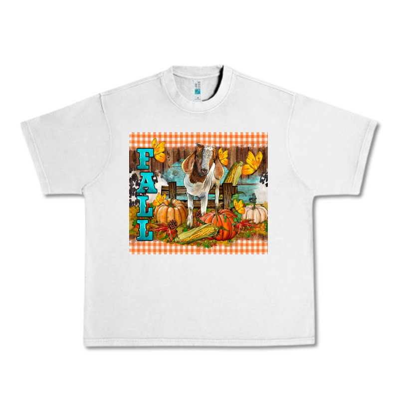 Fall With Baby Goat Urban Heavy Tee by LillyAllenDesigns | Teevron