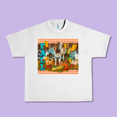 Fall With Baby Goat Urban Heavy Tee Designed By Lillyallendesigns