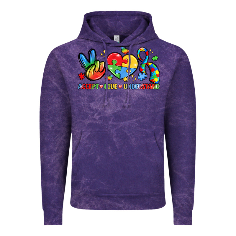 Accept Love Understand Vintage Hoodie by LillyAllenDesigns | Teevron