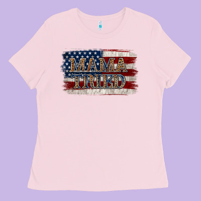 Mama Tried Ladies Tee Designed By Jasminsmagicworld