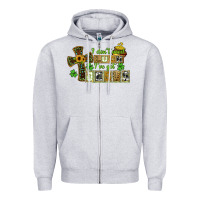 Heather Grey i dont need luck ive got jesus Zipper Hoodie - CowGirlArtShop