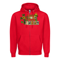 Red i dont need luck ive got jesus Zipper Hoodie - CowGirlArtShop