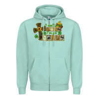Seafoam i dont need luck ive got jesus Zipper Hoodie - CowGirlArtShop