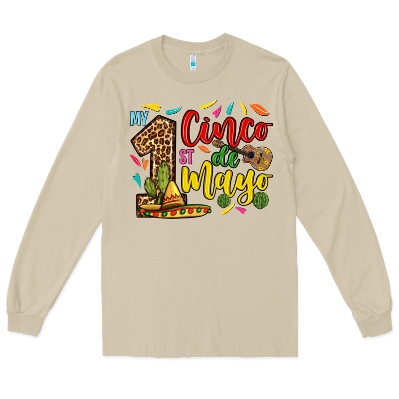 My First Cinco De Mayo Long Sleeve Tee by RanaPortraitStore | Teevron