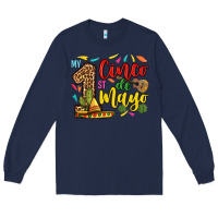 Navy My first cinco de mayo Long Sleeve Tee - RanaPortraitStore