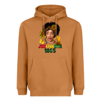 Meerkat juneteenth 1865 black woman Heavyweight Hoodie - FaDigitalArtStudio