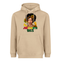 Mushroom juneteenth 1865 black woman Heavyweight Hoodie - FaDigitalArtStudio