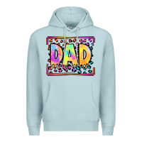 Blue Mist lgbtq tie dye dad Premium Hoodie - OliviaCreatesArt