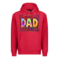 Cardinal lgbtq tie dye dad Premium Hoodie - OliviaCreatesArt