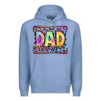 Colony Blue lgbtq tie dye dad Premium Hoodie - OliviaCreatesArt