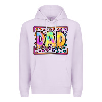 Lilac lgbtq tie dye dad Premium Hoodie - OliviaCreatesArt